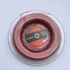 정품 ZARSIA ZA88 대만 HEXA S라인 200m 육각형 회전 폴리에스테르 테니스 스트링, 빨간색