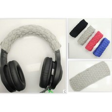 通用型耳機套 替換耳罩 可用於 Custom One Pro 可加購 針織套, 1個, 針織頭頂套- 灰色 （套在外面可保護頭頂