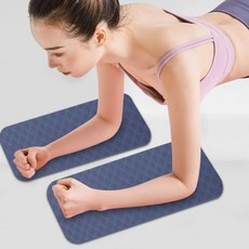 미니 요가매트 6mm 2개세트 무릎팔꿈치 보조매트, 블루2P