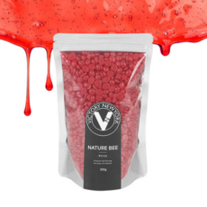 빅토리뉴욕 네이처비 셀프왁싱 페이스&바디 제모왁스 리필 일반체모용왁스 아이브로우 헤어라인 국소부위 왁싱용 비즈왁스 하드왁스, 2-2 Rose(일반모용)_300g, 1개, 300g