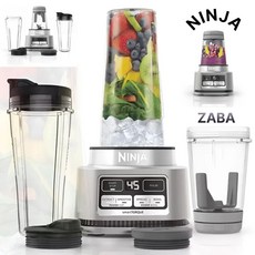 [싹 다 갈아주겠어!!] ZABA 푸디 파워 닌자 뉴트리 듀오 블렌더