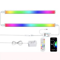 DC12V 투야 스마트 RGB 캐비닛 조명 앱 제어 조광 가능 리모컨 옷장 야간등 주방용 알렉사 지원