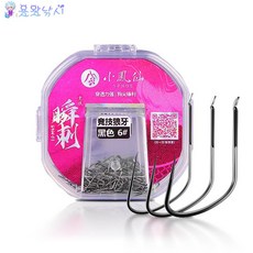 용왕낚시 중층낚시바늘 랑야 무미늘 낚싯바늘 50매 대용량 소봉선 랑야낚시바늘 옵션별 선택타입 50매입, 1개, 50개입, 랑야 경기용바늘 무미늘