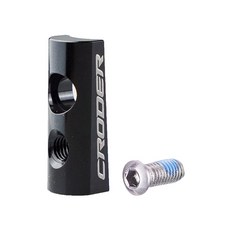 CRODER 前變速延伸座 機械/電子前變適用 單車超壓縮盤搭配, 1個, 電子前變4度