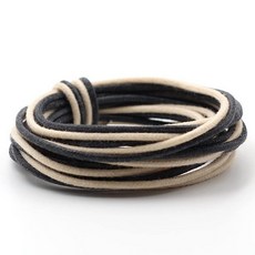 9.14m(30피트) (10-화이트/10-블랙/10-옐로우) 개빗 천으로 덮힌 미리 처리된 7-가닥 푸시백 22awg 빈티지 스타일 기타 와이어_149497, 2) 6 피트  블랙 화이트, 1개, 블랙 화이트_149497