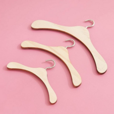 애완동물옷걸이 원목 미니 옷걸이 강아지 의류 보관 걸이 펫샵 옷장 정리, 1개