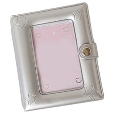 40장의 대용량 사진을 위한 크리에이티브 3.58x2.6인치 사진 앨범 페스티벌 선물, Silver