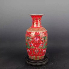 描金琺瑯彩 雙龍紋 冬瓜瓶, 如圖所示