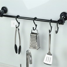 토탈셀링 다용도 주방걸이 무타공주방도구걸이