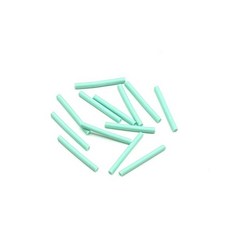 嗨購 單色軟陶仿真巧克力棒條 食玩 實心 小吸管 捏捏樂 裝飾 奶油膠 蛋糕配件, 1個, 淺綠