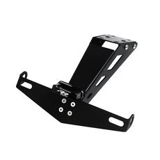 QJMOTOR SRK 600 RR 오토바이 라이센스 플레이트 홀더 방향 지시등 LED가있는 테일 깔끔한 제거기, 07 RR600-Long-Black