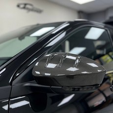 捷威 TOYOTA Yaris Cross 後視鏡蓋 後照鏡蓋 亮黑 5D 卡夢 鍛造 三槓 全包覆, 1個