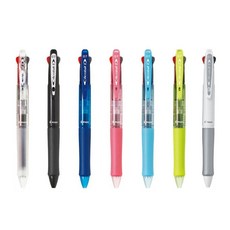 파이롯트 아크로볼 볼펜 0.7mm 3색 4색, 아크로볼 4색 0.7mm, 아크로볼 4색 0.7mm CSP클리어소프트핑크