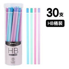 M&G 晨光 六角桿書寫鉛筆, 1個, 30支HB 四色混裝