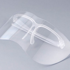 고글 마스크 안경형 투명 마스크, A타입