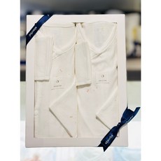 [백화점 정품] 압소바 신생아 순면 사계절 배냇 슈트 임신 출산선물 저고리 + 2종세트