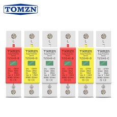 SPD 1P N 20KA ~ 40KA C ~ 275VAC 하우스 서지 보호기 보호 저전압 피뢰 장치, 275V 20-40KA