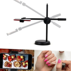 수직 촬영 거치대 탁상용 방송용 유튜브 접사 촬영 거치대 음식 소형 360도 스마트폰 핸드폰 다각도 삼각대, 수직촬영거치대-소형