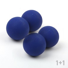 1+1 실리콘 땅콩 마사지볼 셀프마사지 홈트레이닝, 블루, 2개