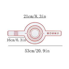 실리콘 베이킹 패드 긴 손잡이 슬링 매트 피자 케이크 주방 요리 그릴 붙지 않는 반죽 가제트 제빵기, [01] Red