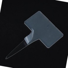 식집사 투명 아크릴 식물이름표 사각형 정원 표찰 팻말, 없음