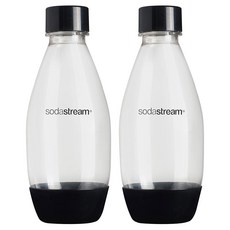소다스트림 SodaStream 0.5L 트윈 팩 식기세척기 사용 가능 슬림 병 (화이트), 0.5L Pack of 2, 500ml, 2개