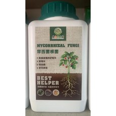 樂農農 叢枝菌根菌 開根育苗接種 肥製(生)字第0880023號, 1個, 摩西菌根菌1公斤*1罐 贈晶綠200g, 1kg