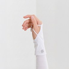 베일리화이트 자외선차단 여성 골프 손등장갑 오른손등형, 화이트, 1개