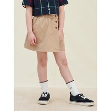 매장정품 빈폴 키즈 BEANPOLE KIDS 컬러 데님라이크 치마바지 - 베이지 244172