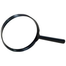 【家用放大鏡】手持放大鏡 閱讀放大鏡 輕便攜帶 看圖 看字 看報紙 學習 老年人 文具, 1個