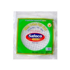 Safoco 越南米紙，天然無添加，輕盈口感，適合製作春捲、涼拌等多樣料理, 250g, 2個