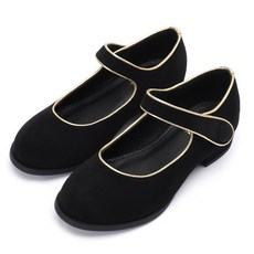 달콩슈 여아용 스웨이드 초등 메리제인 베이직 굽 구두 DKS886