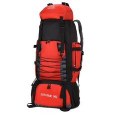 도나샵 대형 등산배낭 아웃도어 등산가방 90L sh-42858, 레드