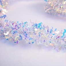 2m2개 오로라모루 은색모루 트리장식 데코 꾸미기 인테리어 파티 소품