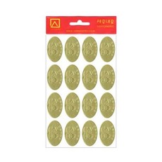 제이오스토어 청첩장스티커 4매 행복 고급 답례봉투 엽서 결혼