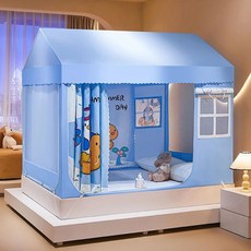 만화 쿠로코의 모기장 실내 침실 낙상 방지 학생 침대 텐트 빛 차단 신모델, I. 아기 펭귄
