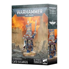 戰鎚40k Ultramarines: Cato Sicarius - 極限戰士卡托.西卡留斯, 1個