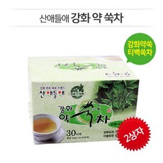 강화사자발쑥 [산애들애] 강화약쑥 티백차 30티백, 30g, 30개입, 2개