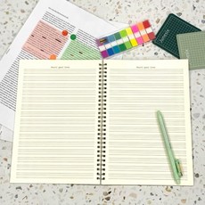 투명커버 스프링 영어노트 B5 가로형, 상세페이지 참조, 상세페이지 참조