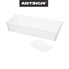 서랍 칸막이 정리함 2칸 와이드형 수납 트레이 yss+56085ck