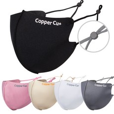 마하트론 항균 구리마스크 국내생산 빨아쓰는 기능성 마스크 면마스크 끈조절 가능, 구리마스크_블랙, L, 1개, 1개입