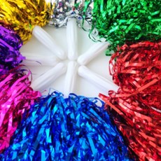 스틱응원수술반짝이 반짝이 스틱 치어리더 응원 체육 운동회, 1개, 상세페이지 참조