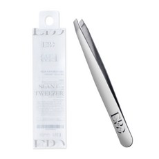 DAYBYDAY 사선형 트위저 족집게, 1개, 실버