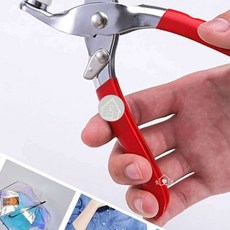 스냅단추 가시도트 펀치 세트 옷수선용품 티단추달기 의류단추, 스냅단추펀치