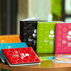 미니 사진 앨범 휴대용 카드포켓 콤팩트 포토 카드 앨범 다용도 정리 폴라로이드 기록 스냅 가족 소형 여행, 그린