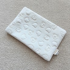 달콤베이비 듀라론 에어매쉬-납작베개, 1개, 베이지