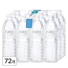 스파클 무라벨 천연암반수 안전한생수 깨끗한물 미네랄워터, 1L, 72개