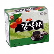 (2개묶음)정성들여 가공한 감잎차 1gX60ea 국내산 감잎차 감잎 다류식품 티백, 1g, 60개