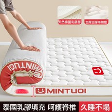 乳膠牀墊租房家用打地鋪睡墊學生宿舍軟墊榻榻米牀墊子1米8×2米