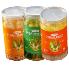 [MJ-STORY]이인화명인 청정 산청 오색보리 김치3종, 3개, 1.667kg